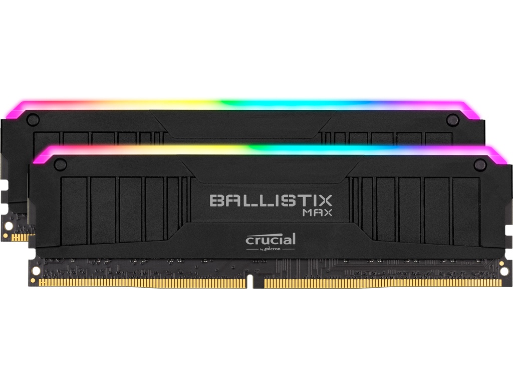 фото Модуль памяти ballistix max rgb black ddr4 dimm 4000mhz pc-32000 cl18 - 16gb kit (2x8gb) blm2k8g40c18u4bl