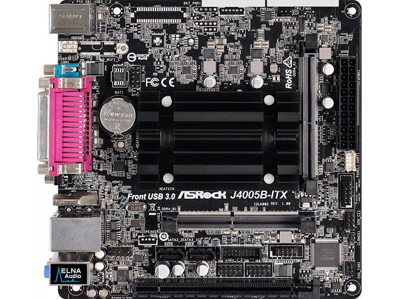 фото Материнская плата asrock j4005b-itx