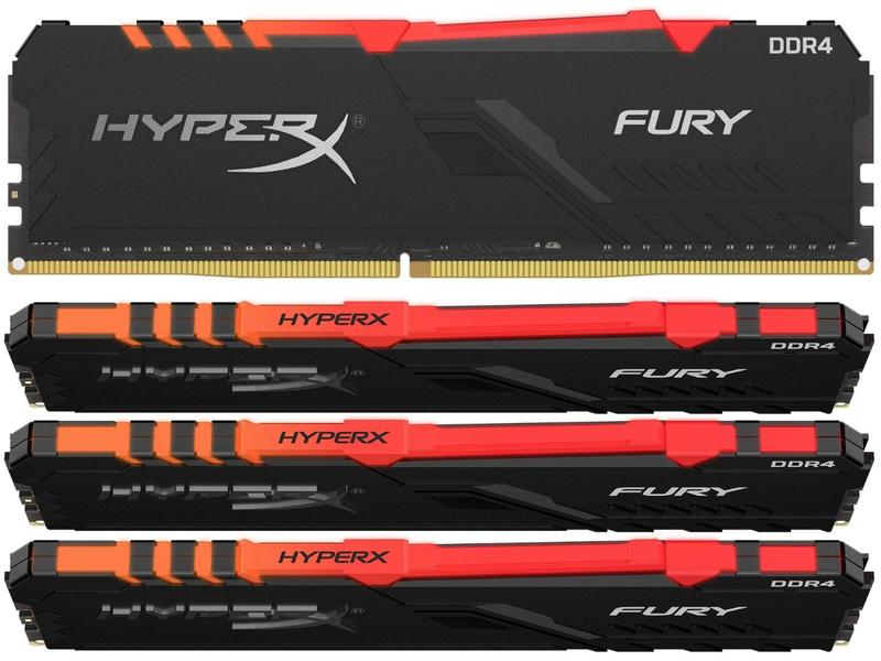 фото Модуль памяти hyperx fury rgb hx436c17fb3ak4/64