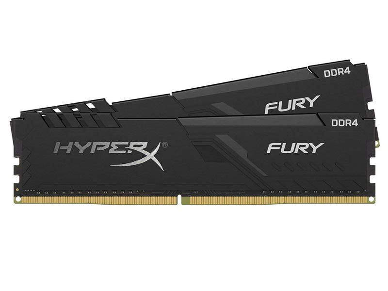 фото Модуль памяти hyperx fury black ddr4 dimm 3200mhz pc25600 cl16 - 32gb kit (2x16gb) hx432c16fb4k2/32