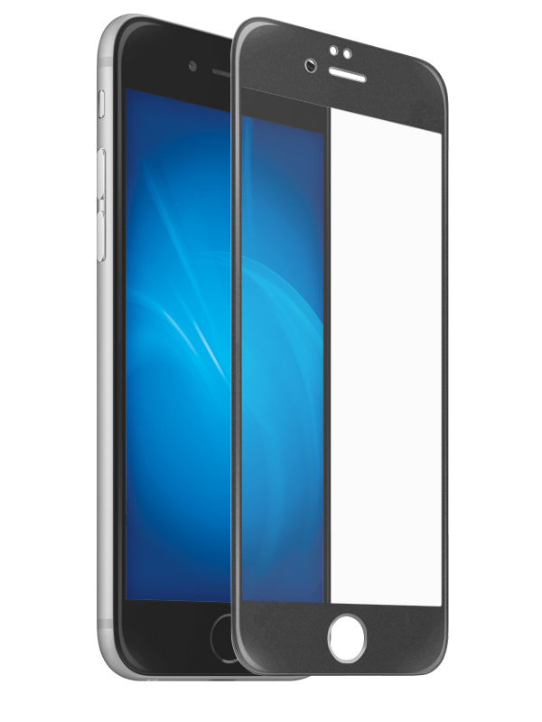

Защитное стекло Krutoff для APPLE iPhone 6/6S Full Glue Premium Black 22751, 22751