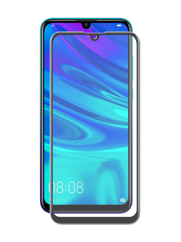 фото Защитное стекло krutoff для huawei p smart 2019/p smart + 2019/p smart 2020/honor 20i/honor 20 lite/honor 20e full glue premium black 22767