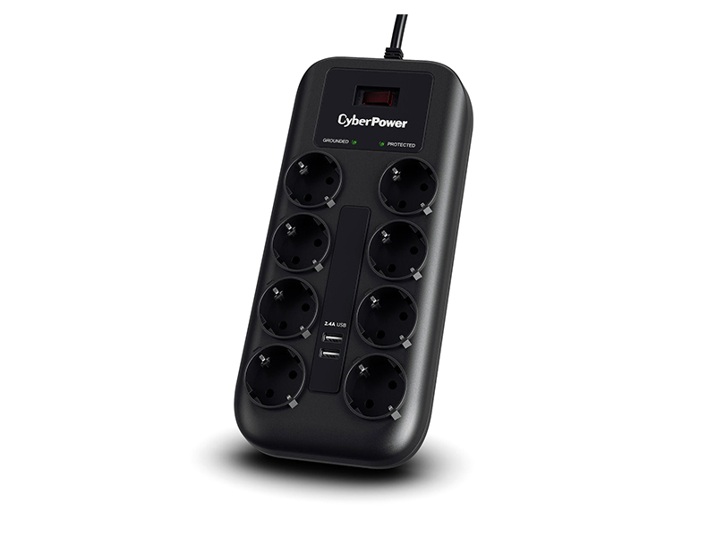 фото Cyberpower p0820sue0-de sockets 8 1.8m 10а black