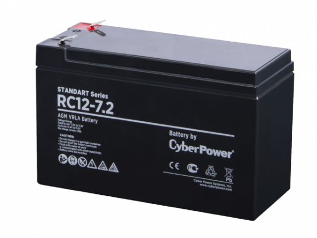 

Аккумулятор для ИБП CyberPower SS RС 12-7.2, RС 12-7.2