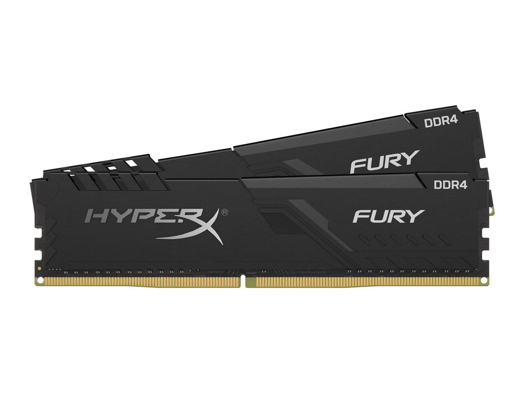 фото Модуль памяти hyperx fury black ddr4 dimm 2400mhz pc19200 cl15 - 32gb kit(2x16gb) hx424c15fb4k2/32