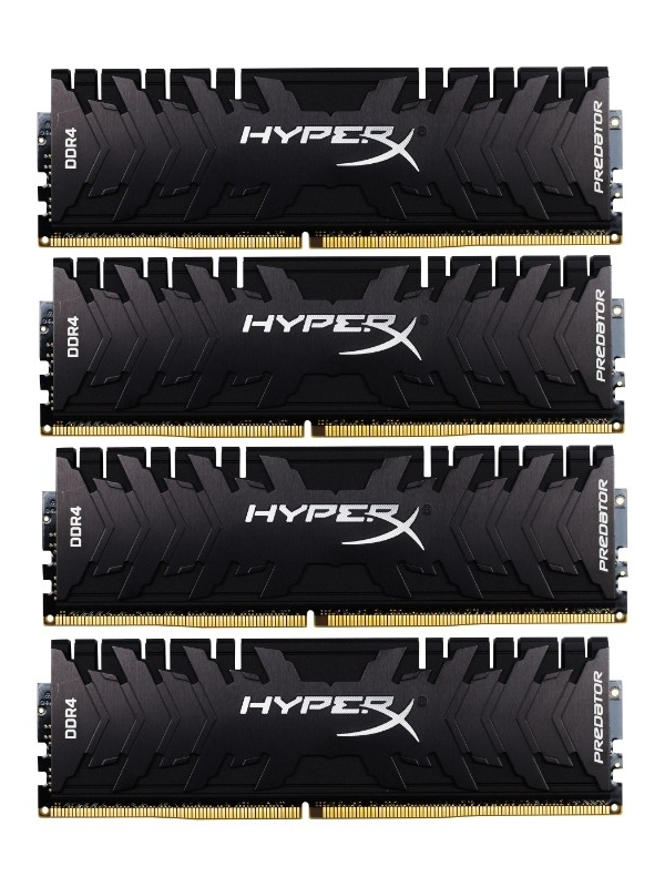 фото Модуль памяти hyperx predator ddr4 dimm 2666mhz pc21300 cl13 - 64gb kit(4x16gb) hx426c13pb3k4/64