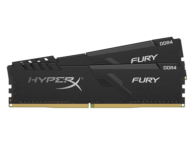 фото Модуль памяти hyperx fury black ddr4 dimm 3600mhz pc28800 cl17 - 32gb kit(2x16gb) hx436c17fb3k2/32