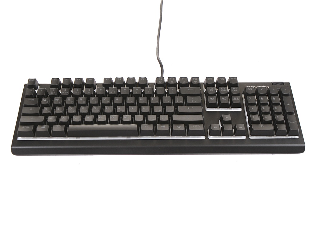 Клавиатура SteelSeries Apex 3 RU Black 64805 steelseries aerox 3