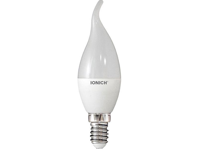 

Лампочка UNIVersal LED Ionich свеча на ветру ILED-SMD2835-CW37-6-540-230-4-E14 1540, 1540
