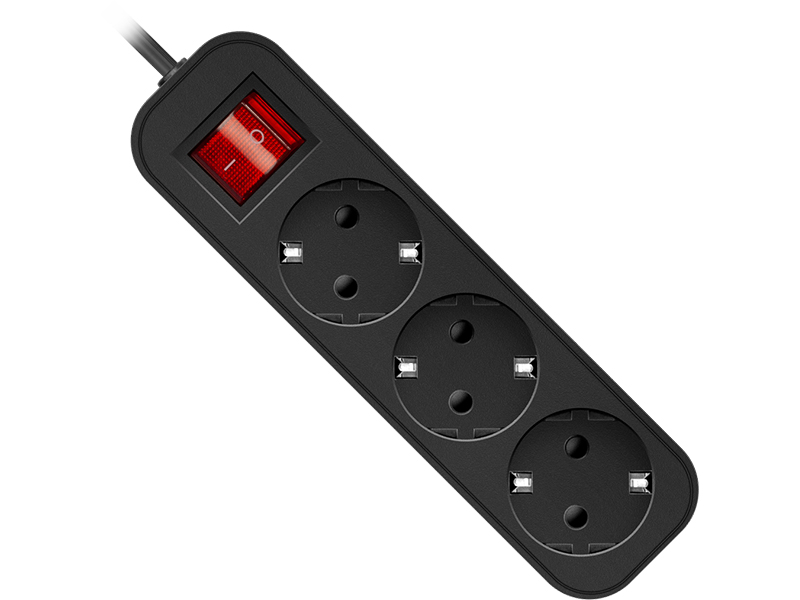 Удлинитель Defender G330 3 Sockets 3m Black 99334