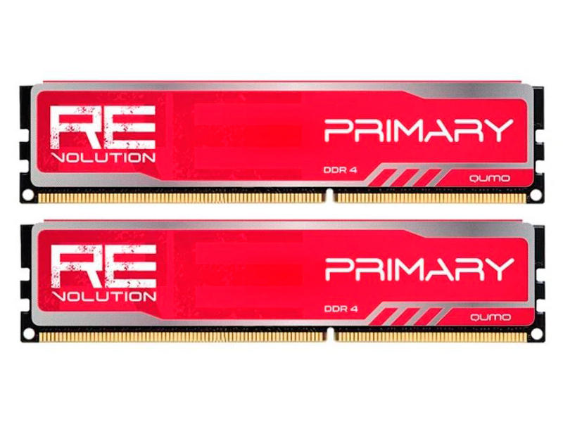 

Модуль памяти Qumo ReVolution Primary Red DDR4 DIMM 3000MHz PC24000 CL16 - 8Gb Kit (2x4Gb) Q4Rev-8G2M3000C16PrimR, Q4Rev-8G2M3000C16PrimR