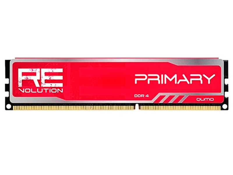 

Модуль памяти Qumo ReVolution Primary Red DDR4 DIMM 3000MHz PC24000 CL16 - 16Gb Q4Rev-16G3000P16PrimR, Q4Rev-16G3000P16PrimR