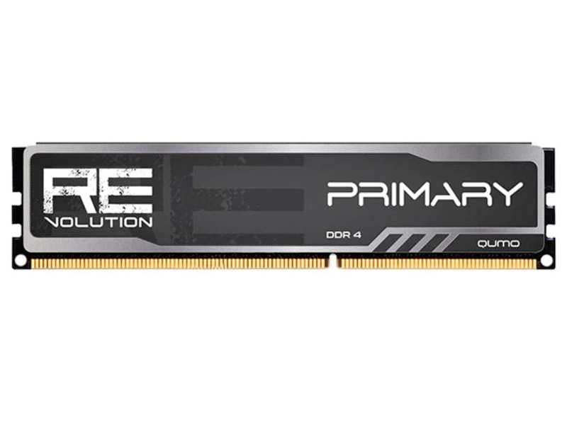 

Модуль памяти Qumo ReVolution Primary Black DDR4 UDIMM 2666MHz PC21300 CL16 - 16Gb Q4Rev-16G2666P16Prim, Q4Rev-16G2666P16Prim