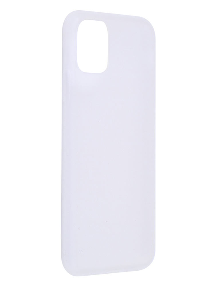 фото Чехол antibacterial case для apple iphone 11 tpu ag+ с антибактериальным эффектом 1mm matt transparent ac2071p111m