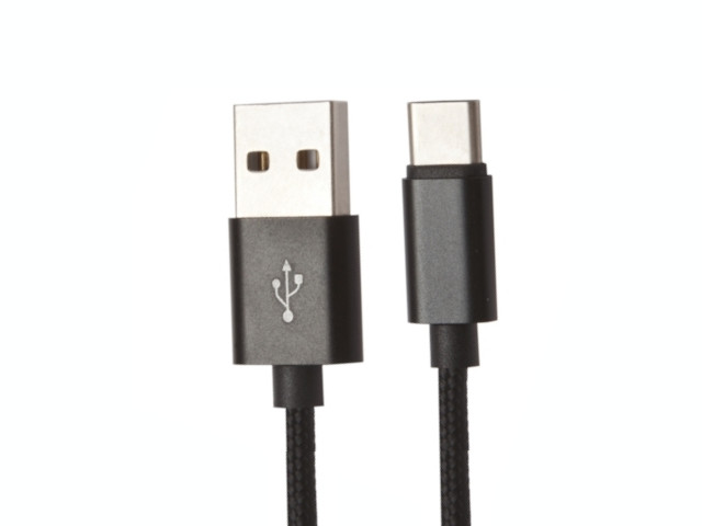 фото Аксессуар qumo usb 3.0 - type-c 3a 1m black 21721