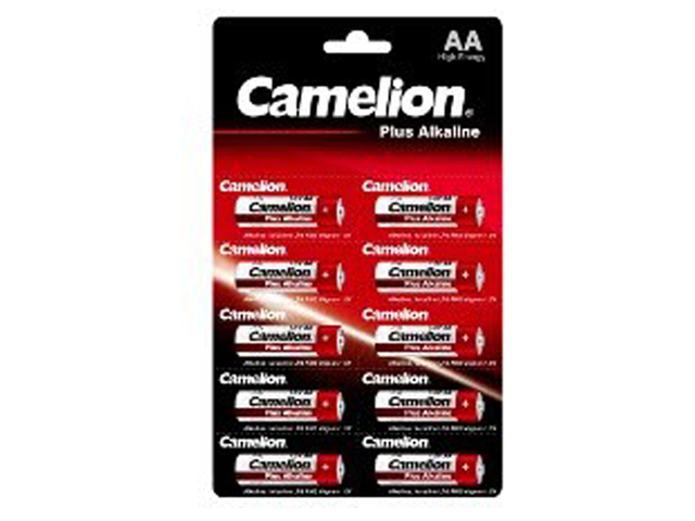 Батарейка AA - Camelion LR6 Plus Alkaline (10 штук) LR6-BP1x10P цена и фото