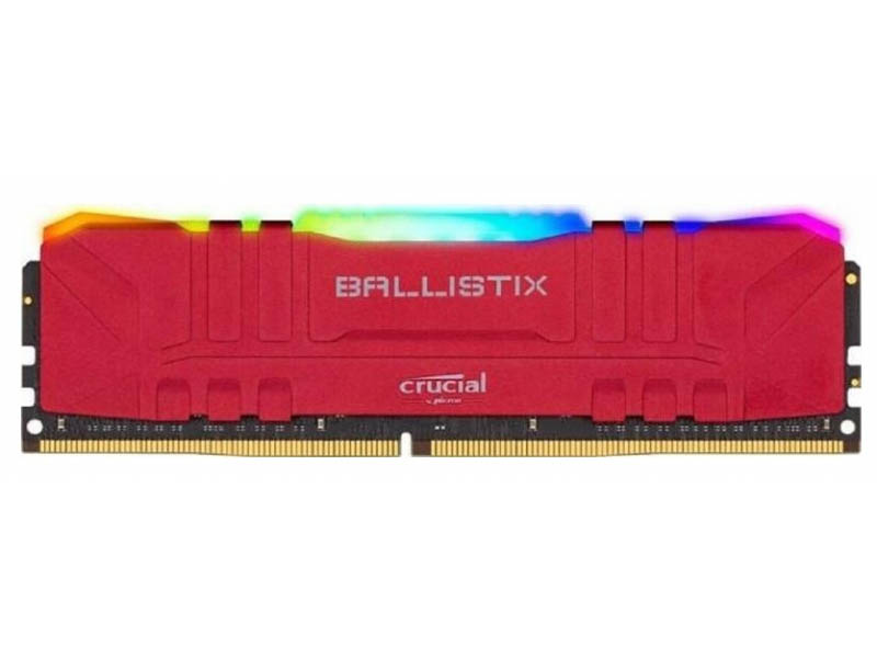 фото Модуль памяти ballistix red ddr 4 dimm 3600mhz pc28800 cl16 - 16gb bl16g36c16u4rl