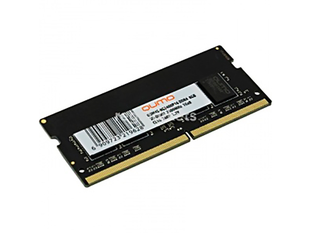 фото Модуль памяти qumo ddr4 so-dimm 2666mhz pc-21300 cl19 - 4gb qum4s-4g2666c19