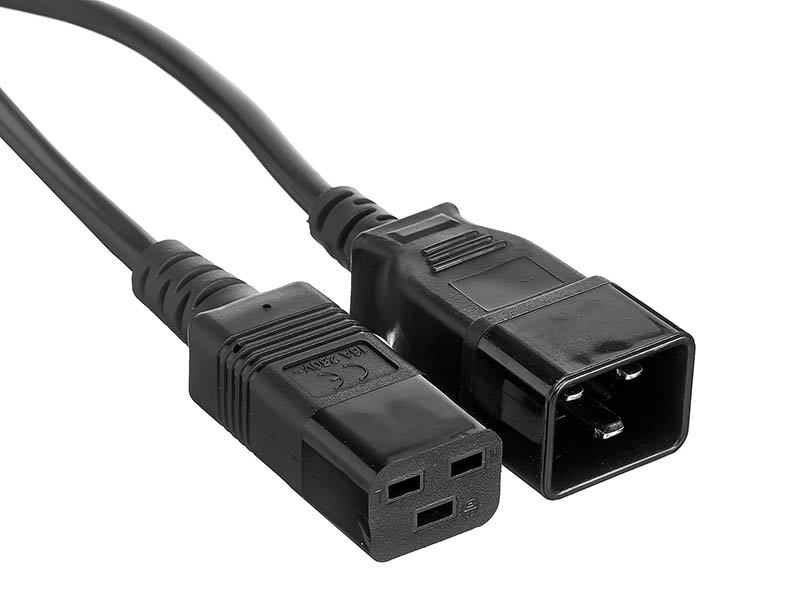 

Кабель ExeGate Power EC20-1,8P C19 - C20 1.8m Black EP280635RUS, EC20-1,8P EP280635RUS