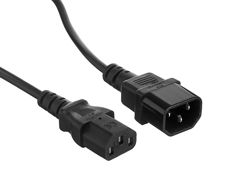 

Кабель ExeGate Special EC-1,8S C13 - C14 1.8m Black ES280988RUS, EC-1,8S ES280988RUS