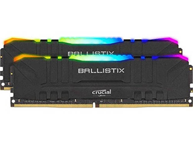 фото Модуль памяти ballistix ddr4 dimm 3600mhz pc4-28800 cl16 - 16gb kit (2x8gb) bl2k8g36c16u4bl