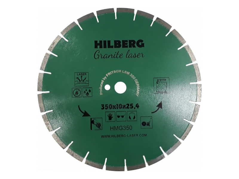 фото Диск trio diamond hilberg granite laser hmg350 350x10x25.4x12mm