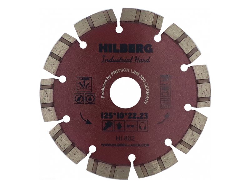 Диск Hilberg Industrial Hard Laser HI802 125x10x22,23mm