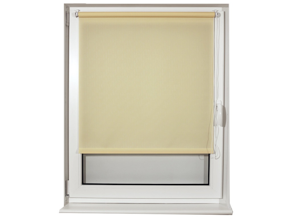 

Штора рулонная Brabix 55x175cm Лён Cream S-21 / 605978, S-21 / 605978