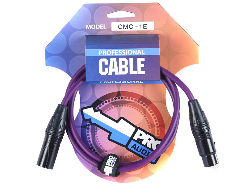 

Коммутационный шнур ProAudio XLR M - XLR F 1m CMC-1E, 01-00038835