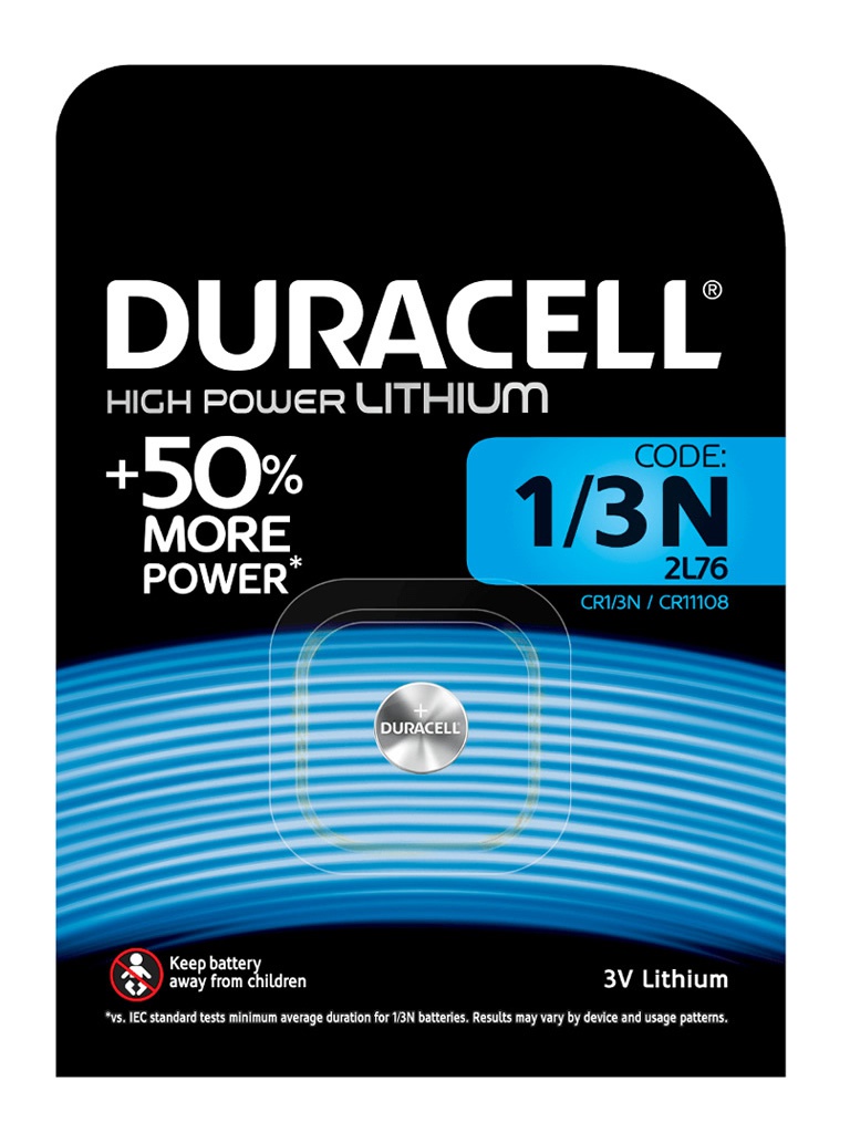 Батарейка CR1/3N - Duracell DR CR1/3N/1BL
