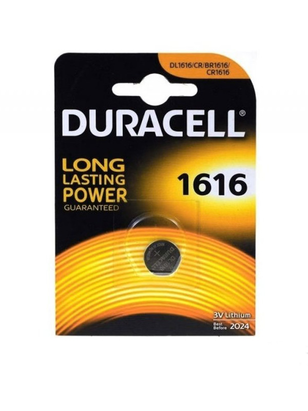 Батарейка CR1616 - Duracell DR CR1616/1BL батарейка duracell lr6 2bl basic 40 120 01 00006103