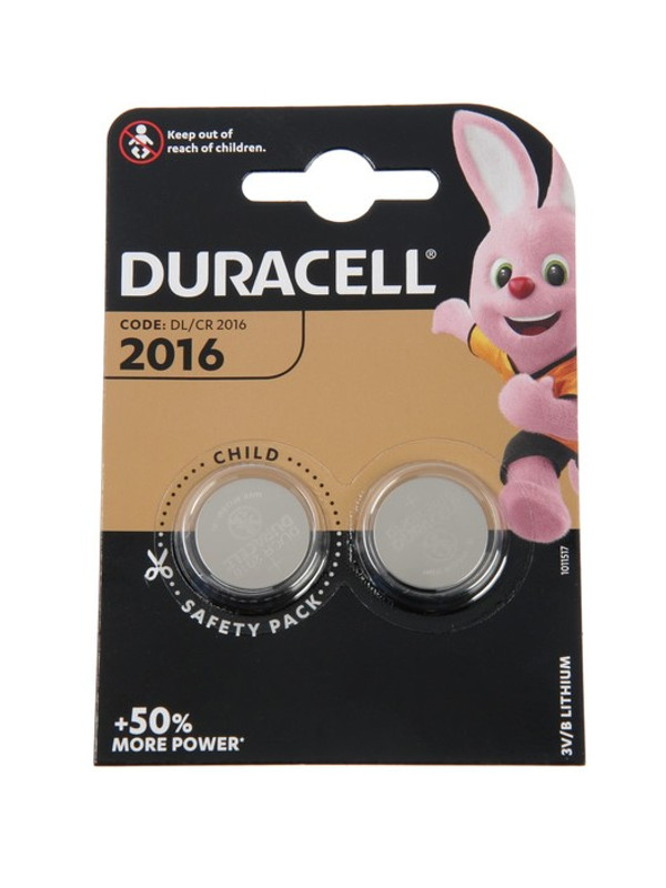 Батарейка CR2016 - Duracell DR CR2016/2BL батарейка cr2016 robiton profi r cr2016 bl5 5 штук 13414
