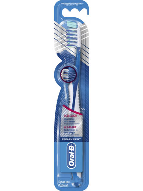 

Щетка Oral-B Pro-Expert Medium Все в одном 3014260799663, 3014260799663