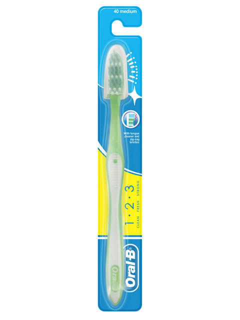 

Щетка Oral-B 1 2 3-Effect Fresh Strong Medium 3014260808105, 3014260808105