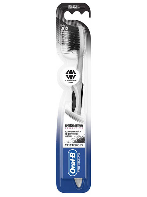 

Щетка Oral-B Pro-Expert Sens Extra Soft Древесный уголь 3014260104184, 3014260104184