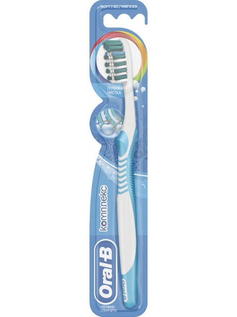 

Щетка Oral-B Комплекс Глубокая чистка мягкая 3014260318857, 3014260318857