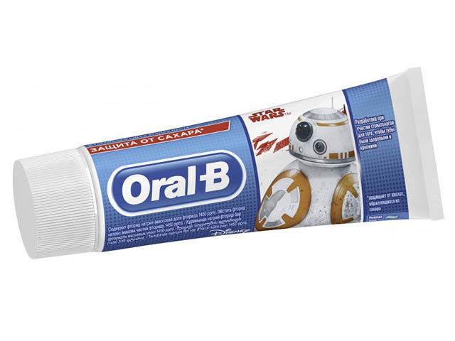 

Зубная паста Oral-B Junior Star Wars Нежная мята 75ml 8001090655141, 8001090655141