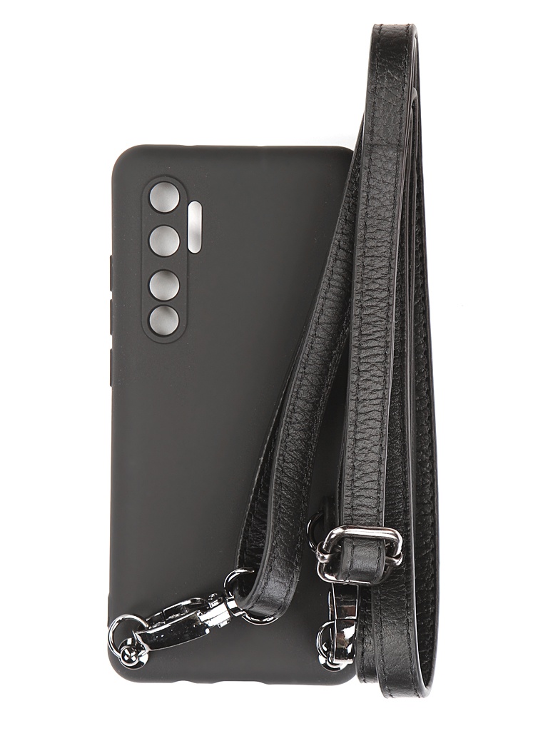 

Чехол Ally для Xiaomi Mi Note 10 Lite А1 Soft Touch с ремешком Black A1-01127, A1-01127