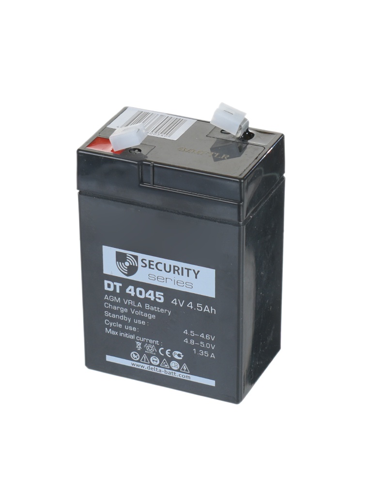 Аккумулятор Delta Battery DT 4045 4V 4.5Ah аккумулятор и зарядное устройство karcher starter kit battery power 36 25 36 в 2 5 ач