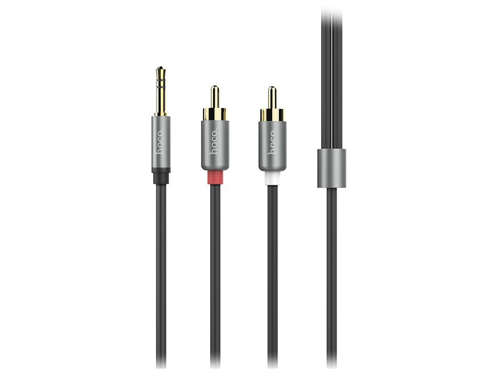 фото Аксессуар hoco upa10 jack 3.5mm/m - 2xrca/m 100сm black