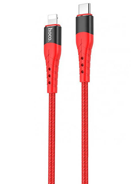 фото Аксессуар hoco u64 superior usb - lightning 1.2m red