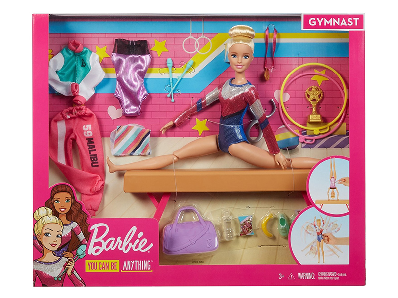 

Кукла Mattel Barbie Barbie Гимнастка GJM72, GJM72