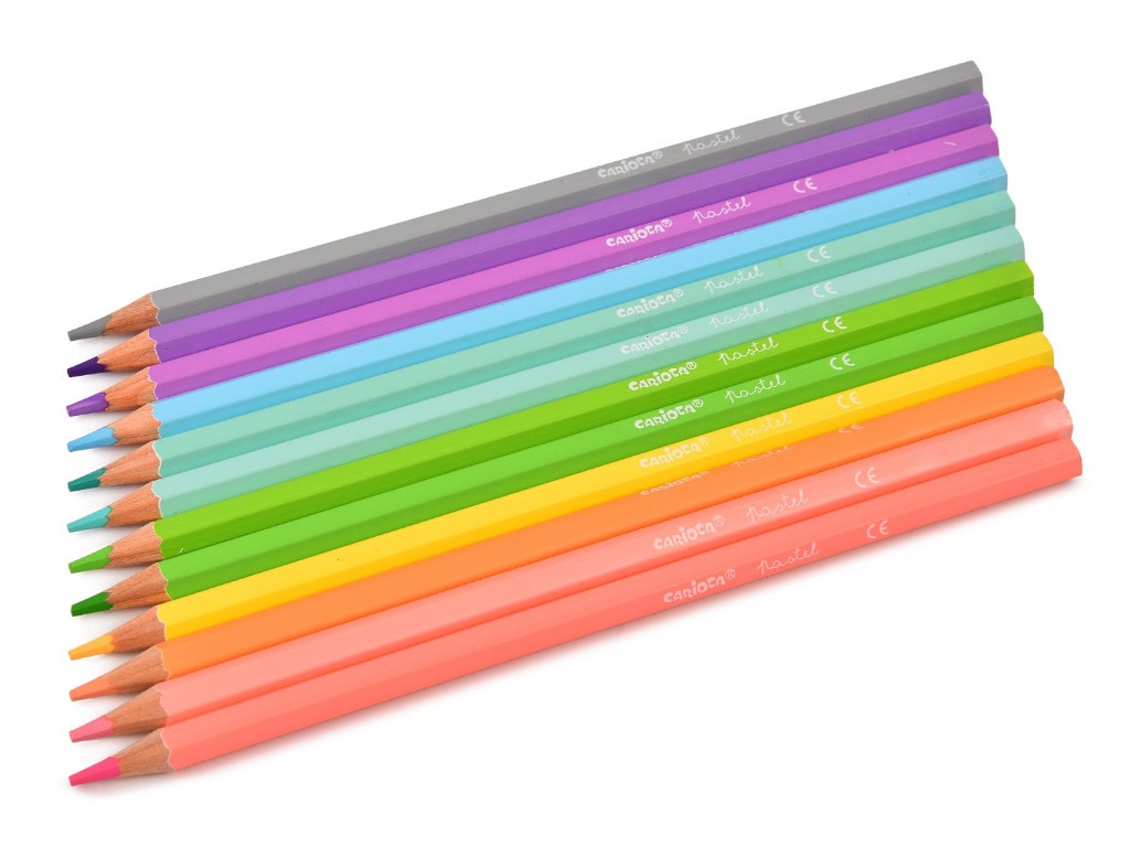

Карандаши цветные Carioca Pastel 12 цветов 43034, 43034