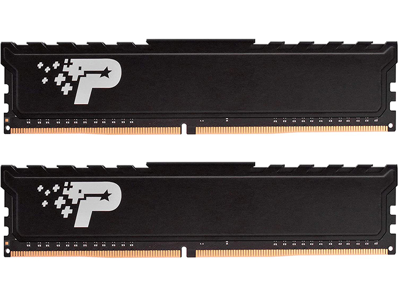 фото Модуль памяти patriot memory signature line premium ddr4 dimm 2400mhz pc-19200 cl17 - 16gb kit (2x8gb) psp416g2400kh1