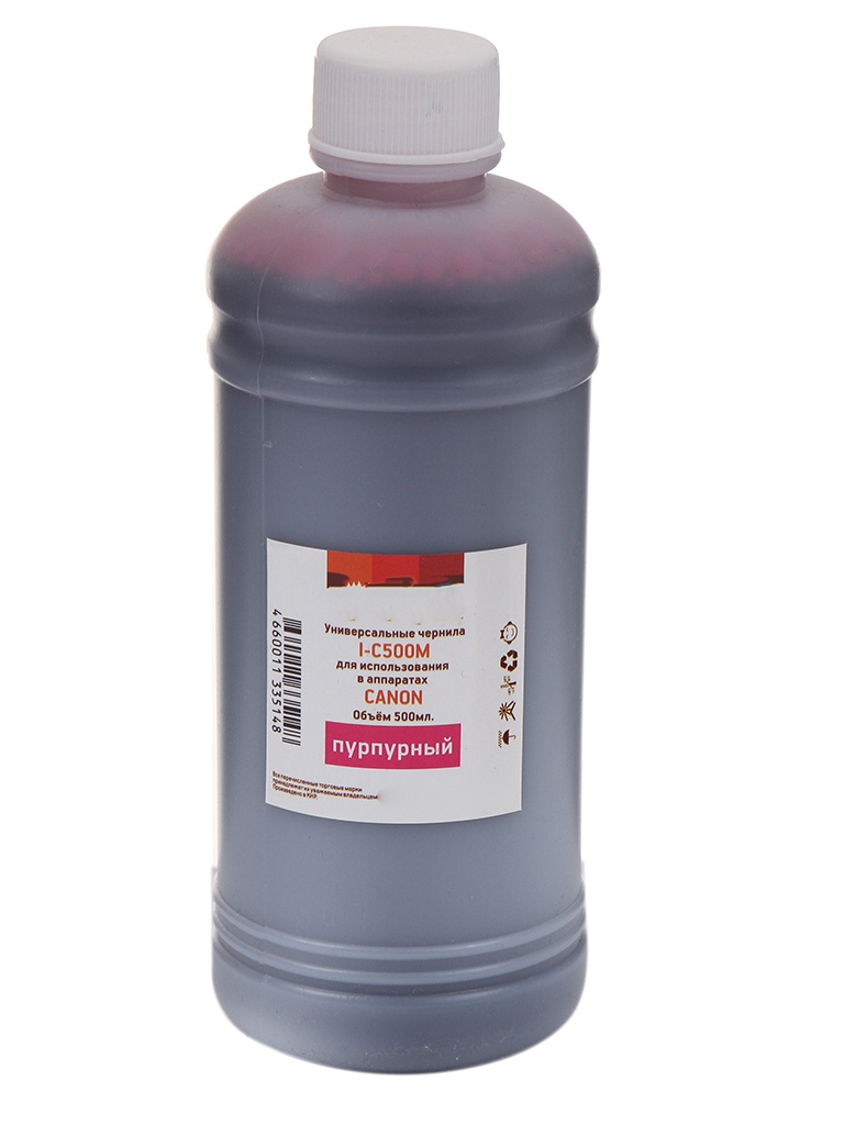 фото Чернила easyprint i-c500m универсальные magenta 500ml для canon