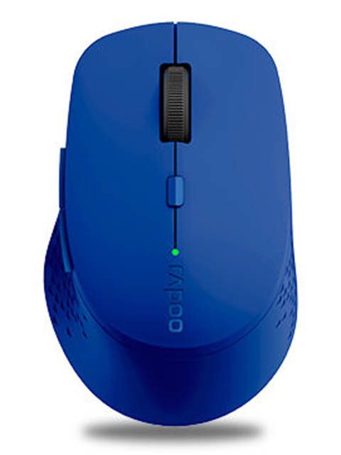 фото Мышь rapoo m300 silent wireless multi-mode blue