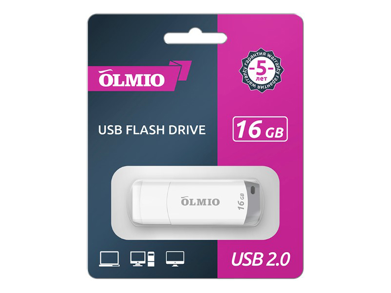 фото Usb flash drive 16gb - olmio u-181 42090