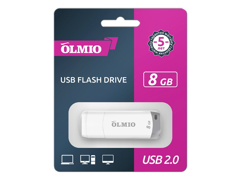 фото Usb flash drive 8gb - olmio u-181 42081