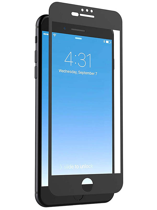 

Закаленное стекло DF для APPLE iPhone SE 2020 Full Screen + Full Glue Black Frame iColor-22, iColor-22
