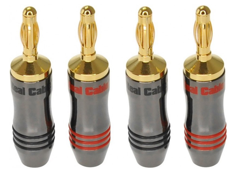 

Разъем Real Cable Banana B7210-2C/4PCS, B7210-2C/4PCS